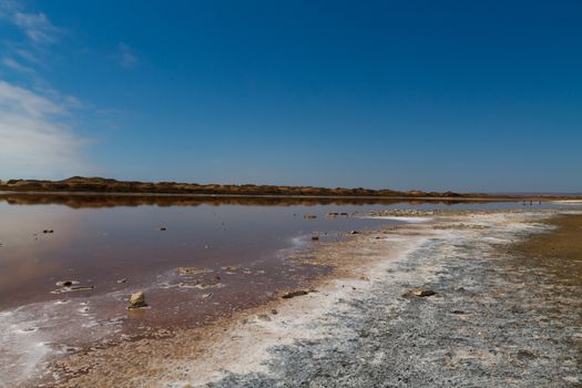 Reflections from Ugab river mouth, Skeleton Coast, Namibia