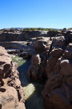 A view from Augrabies falls, South Africa