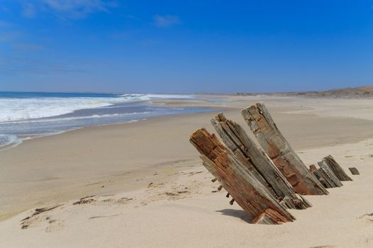 A view from Skeleton Coast National Park, Namibia