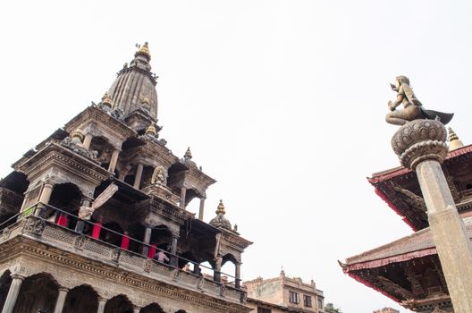 Patan Durbar Square  is situated at the centre of lalitpur city , a world heritage site