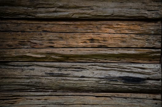 texture of old wood in frame . it use for wallpaper or background