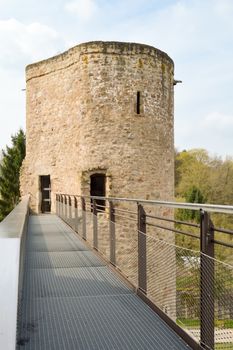 Turn of the castle of useldange transform in town hall to the Grand Duchy of Luxembourg