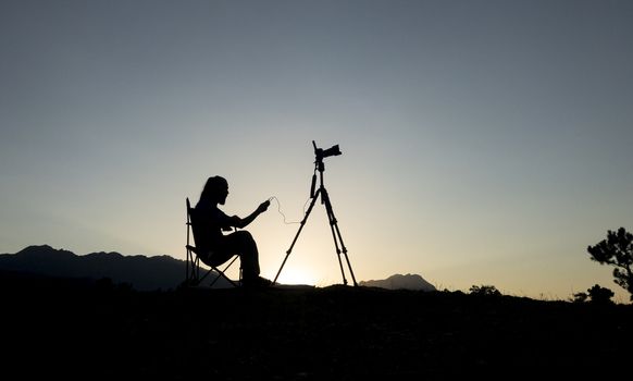 Photography, documentary filming and long exposure