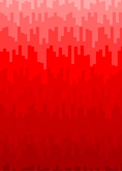 A red backdrop made up of fadingb red blocks.