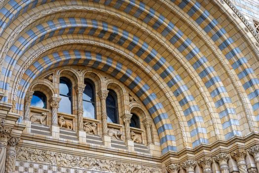 Exterior View of the Natural History Museum in London