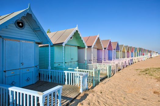 Beach Huts at West Mersea