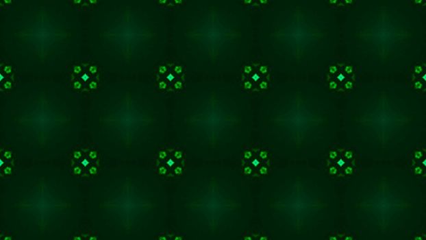 Abstract background with digital kaleidoscope. 3d rendered