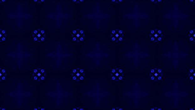 Abstract background with digital kaleidoscope. 3d rendered