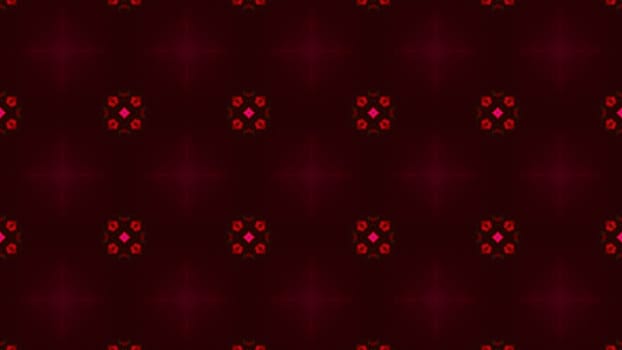 Abstract background with digital kaleidoscope. 3d rendered