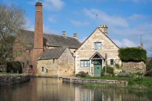 Scenic View of Lower Slaughter Village in the Cotswolds