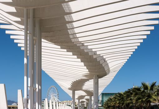 Modern Pergola in the Harbour Area of Malaga