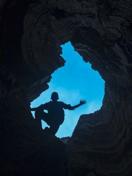 Cave exploration and adventure
