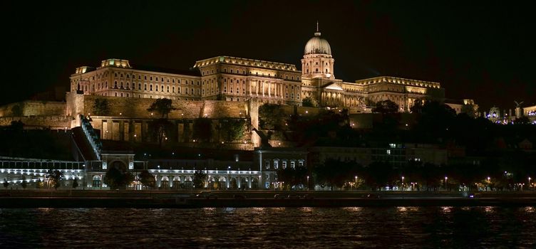 View up to the Castle Area in Budapest