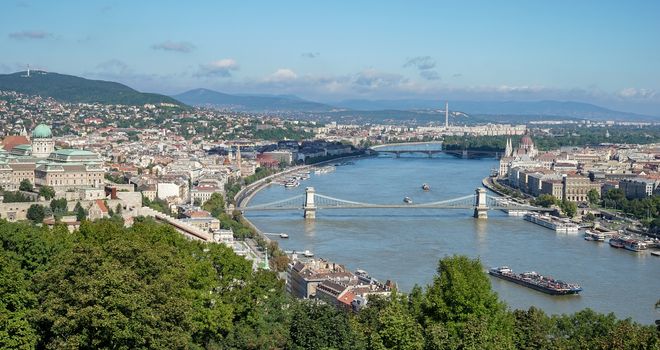 View of the River Danube in Budapest