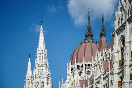 Hungarian Parliament Building in Budapest