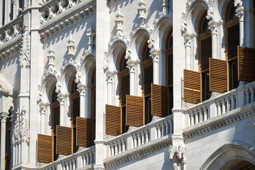 Hungarian Parliament Building in Budapest