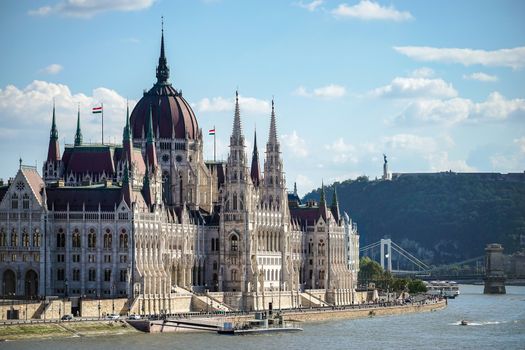 Hungarian Parliament Building in Budapest