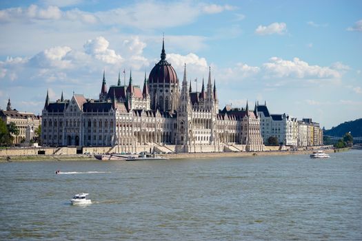 Hungarian Parliament Building in Budapest