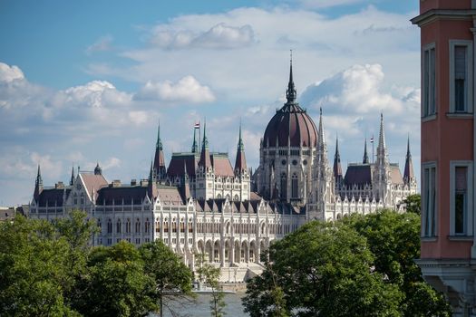 Hungarian Parliament Building in Budapest