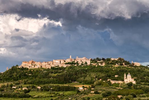 Storm Brewing over Montepulciano