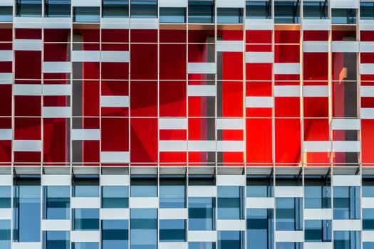 Abstract of the Wind Building in Milan Italy