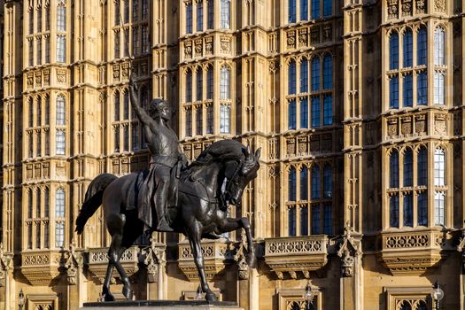 Richard I Statue outside the Houses of Parliament