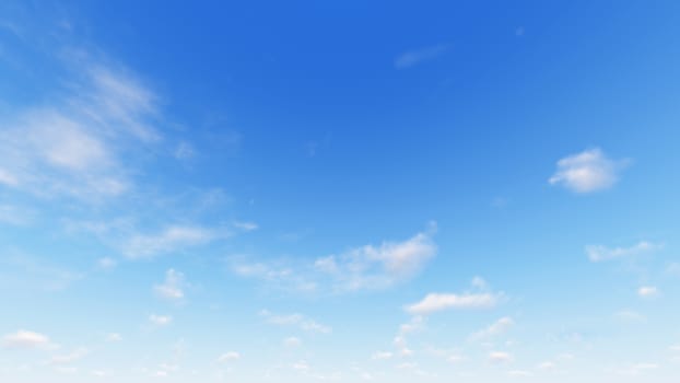 Cloudy blue sky abstract background, blue sky background with tiny clouds, 3d illustration