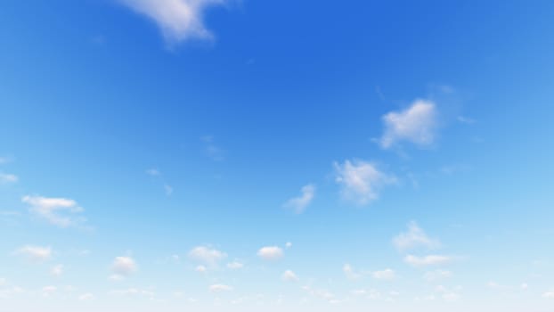 Cloudy blue sky abstract background, blue sky background with tiny clouds, 3d illustration