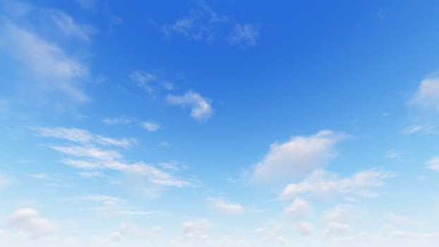 Cloudy blue sky abstract background, blue sky background with tiny clouds, 3d illustration