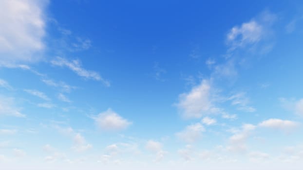 Cloudy blue sky abstract background, blue sky background with tiny clouds, 3d illustration