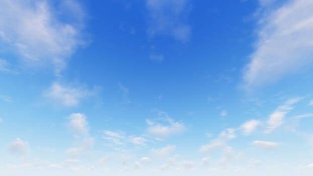 Cloudy blue sky abstract background, blue sky background with tiny clouds, 3d illustration