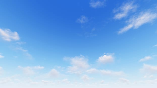 Cloudy blue sky abstract background, blue sky background with tiny clouds, 3d illustration