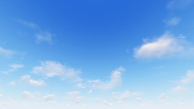 Cloudy blue sky abstract background, blue sky background with tiny clouds, 3d illustration