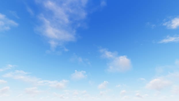 Cloudy blue sky abstract background, blue sky background with tiny clouds, 3d illustration