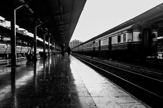 Hua Lamphong the train station in Bangkok, Thailand