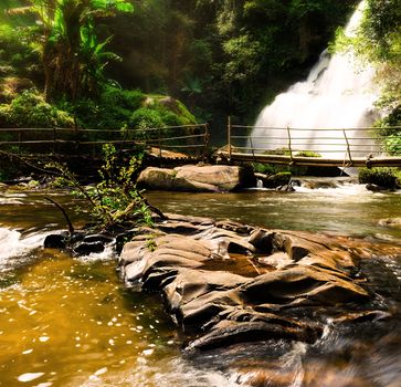 Pha Dok Seaw Waterfall in Chiang Mai, Thailand