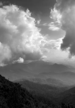 Mountain landscape in Chiang Mai, Thailand