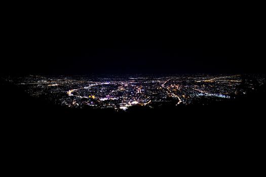 Chiang Mai cityscape, Thailand