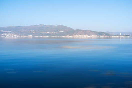 Erhai lake in Dali, Yunnan, China