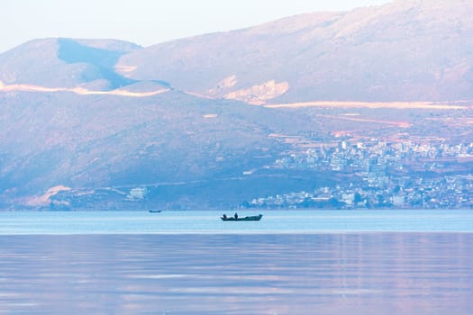 Erhai lake in Dali, Yunnan, China
