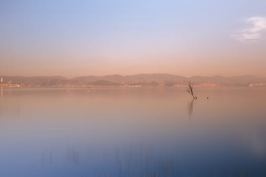 Erhai lake in Dali, Yunnan, China