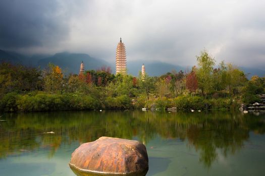 Chongsheng Temple in Dali, Yunnan, China