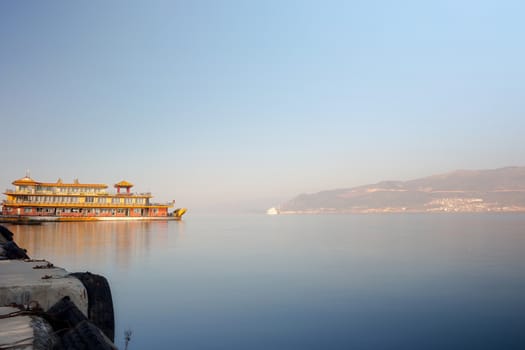 Erhai lake in Dali, Yunnan, China