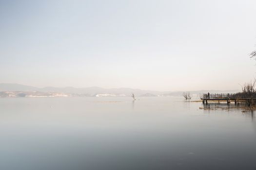 Erhai lake in Dali, Yunnan, China