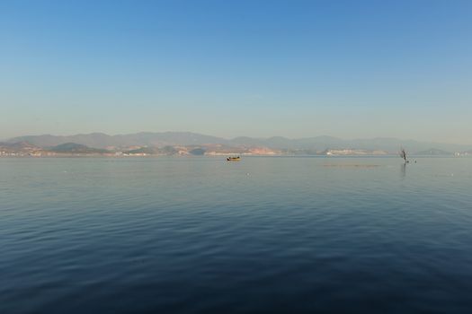 Erhai lake in Dali, Yunnan, China