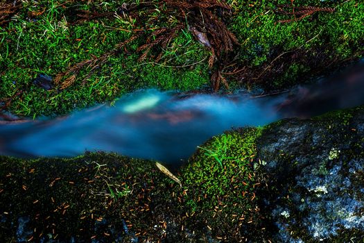 Water stream in Nikko, Japan