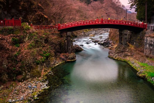 Shinkyo bridge in Nikko, Japan