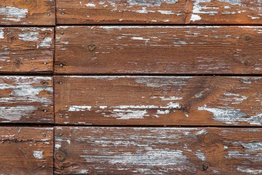 Texture of old boards with flaking paint