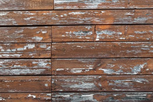 Texture of old boards with flaking paint