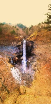 Kegon waterfall in Nikko, japan